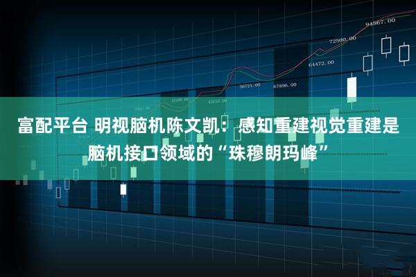 富配平台 明视脑机陈文凯:感知重建视觉重建是脑机接口领域的“珠穆朗玛峰”